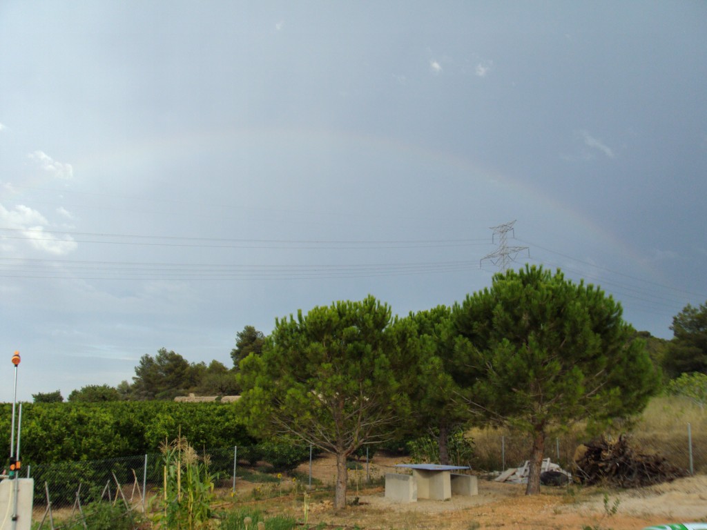 El arcoíris de la tarde de Santa Ana