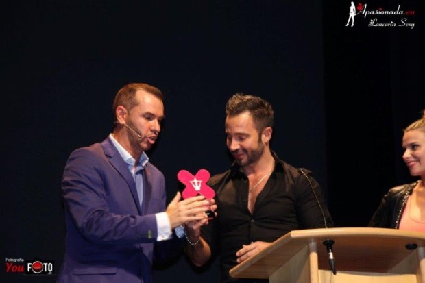 La noche de los Premios Ninfa 2013, antes del Salón Erótico de Barcelona