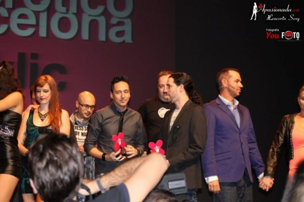 Foto de recuerdo en los Premios Ninfa 2013