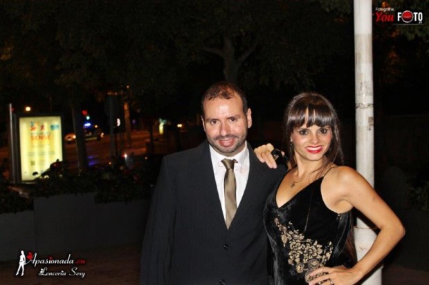 Apasionada Lencería Sexy en la gala de los Premios Ninfa 2013