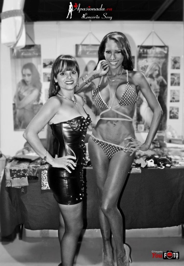 El stand de Apasionada Lencería Sexy el sábado en el Festival Erótico de Alicante 2013