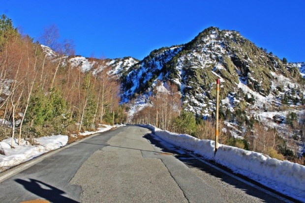 Ana Belén Espejo en la nieve de Andorra