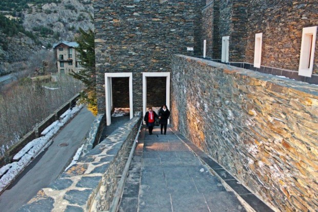 El interior del Santuario de Meritxell, en Andorra