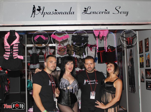 Lencería de Apasionada expuesta en el Salón Erótico de Murcia 2014
