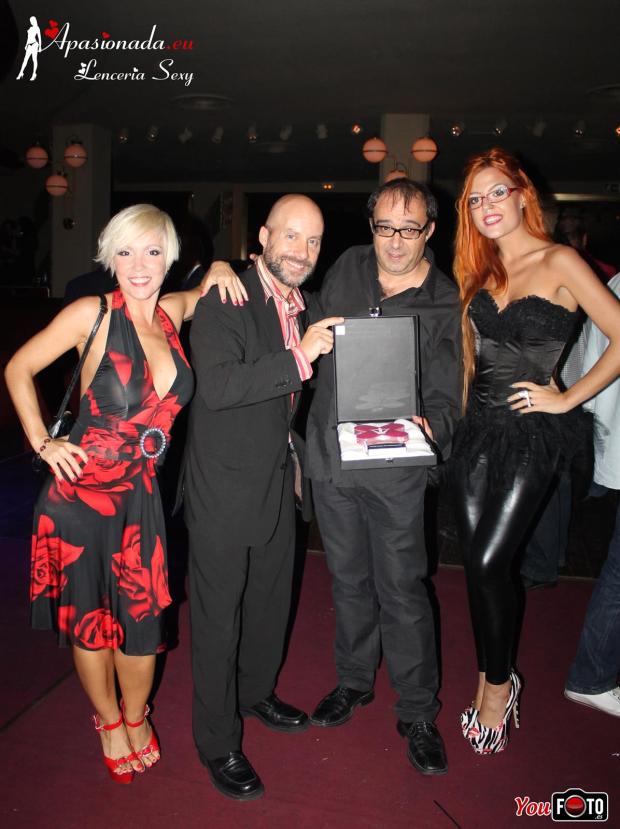 Andy Lucas y Alfredo Espejo en los Premios Ninfa 2014