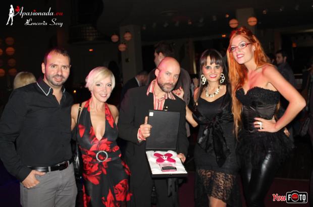 El equipo de Apasionada Lencería Sexy en los Premios Ninfa 2014