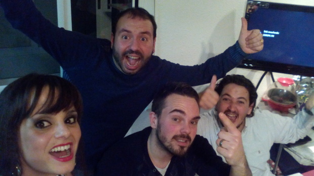 Cena de Fin de Año en casa con los amigos