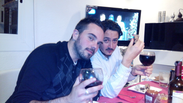 Cena de Fin de Año en casa con los amigos