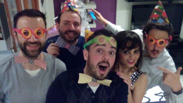 La fiesta de Fin de Año en casa con los amigos