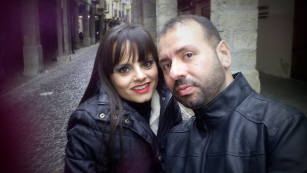 Ana Belén Espejo en el desayuno del hotel de Benicàssim