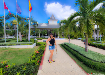 Entrada del hotel Bahia Principe Grand La Romana en Republica Dominicana
