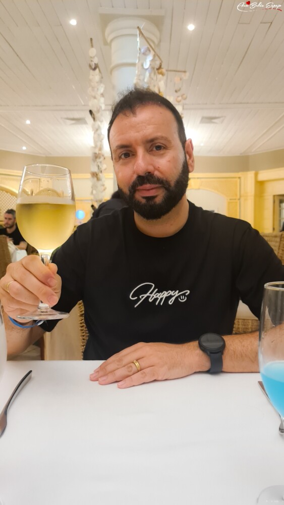 En el restaurante El Pescador en el hotel Bahia Principe Grand La Romana en Republica Dominicana