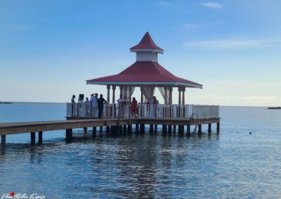 En la playa Nueva la Romana cerca del hotel Bahia Principe Grand La Romana en Republica Dominicana