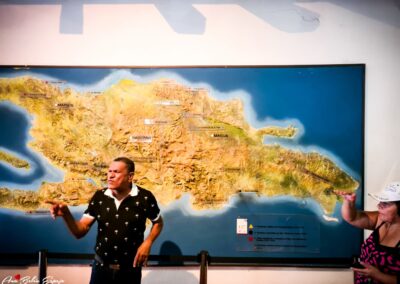 Mapa de la República Dominicana. Museo de las Casas Reales en Santo Domingo