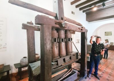 Donde prensaban la caña de azúcar. Museo de las Casas Reales en Santo Domingo